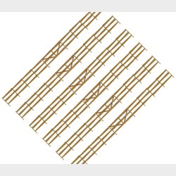 Bonanza-Zaun, 1341 mm,