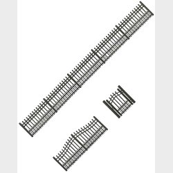Havehegn "metal" 684 mm,