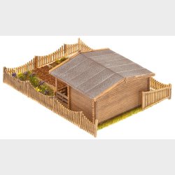 Schrebergarten mit gro&szlig;em Gart, 105 x 74 x 36 mm