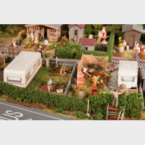 2 stk. kolonihave med campingvogn 105 x 74 x 28 mm (2 x)