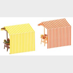 markedsboder blomster og ost 32,5 x 36 x 31 mm (2 x)