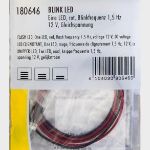 Blink-LED, r�d