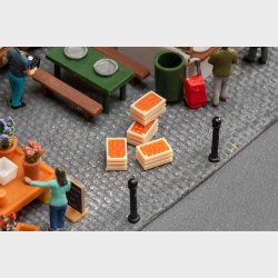 markedskasser med gr�ntsager 4 stk.