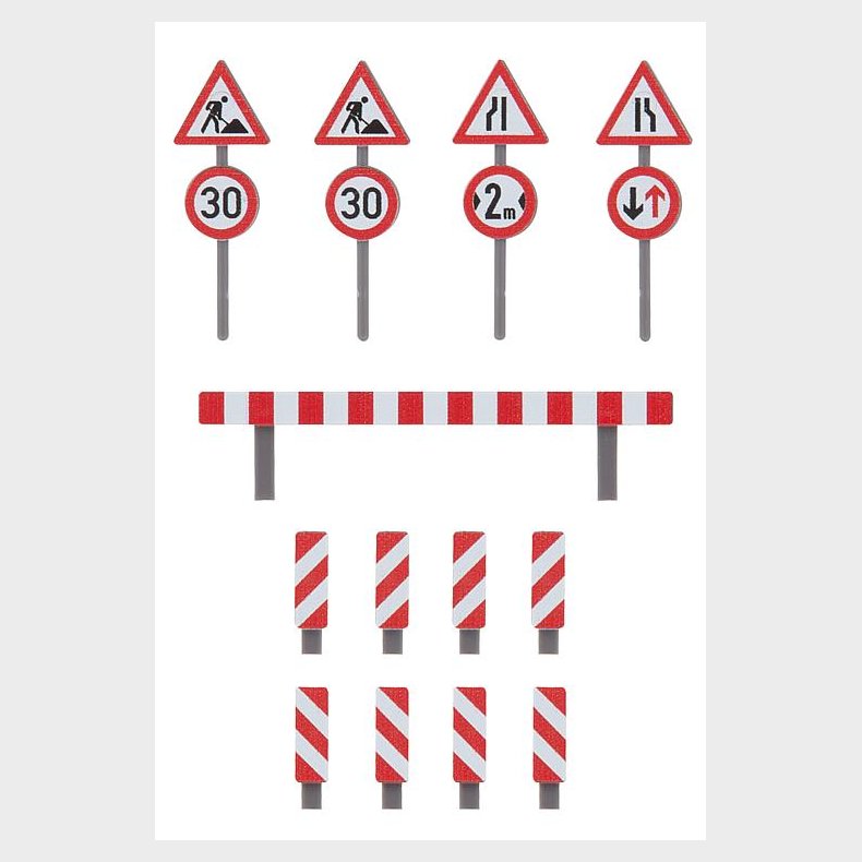 Pladsskilte til vejarbejde / byggeplads