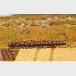 4 PREMIUM Hecken, Herbstlaub, 100 x 15 x 12 mm