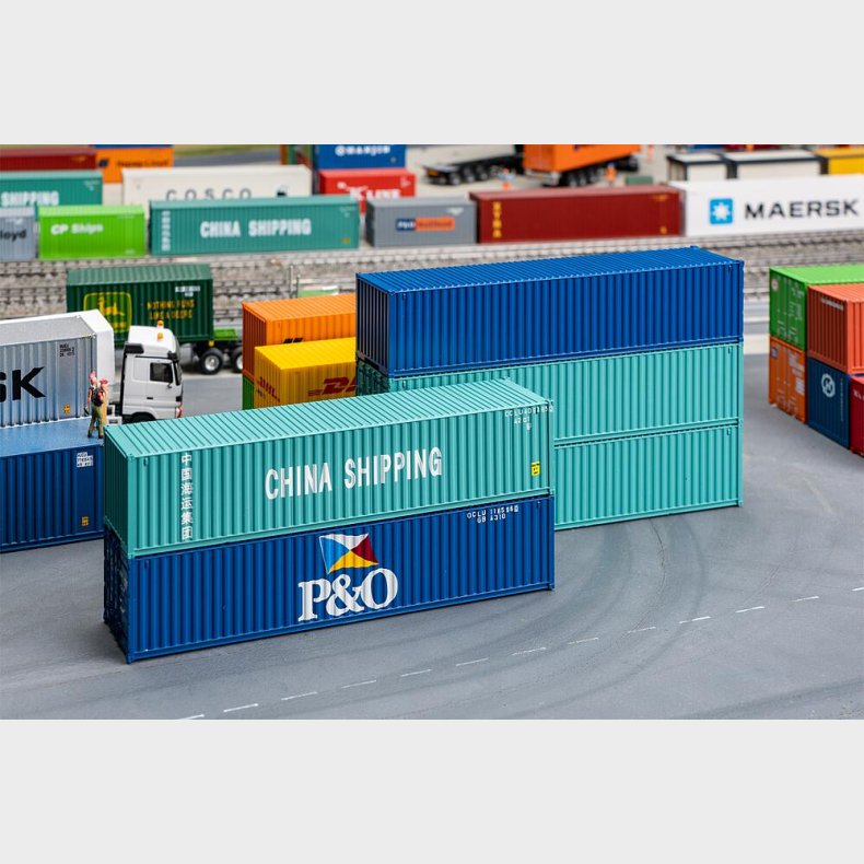 40' Container, 5er-Set 