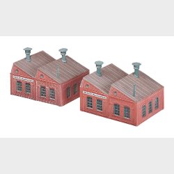 Fabriksbygning 92 x 68 x 50 mm (2 x)