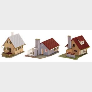 3 stk. en families huse,