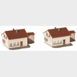 2 stk. parcelhuse, 78 x 75 x 42 mm (2x)