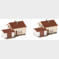 2 stk. parcelhuse, 78 x 75 x 42 mm (2x)