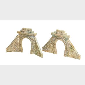 2 Tunnelportaler 126 x 72 x 4