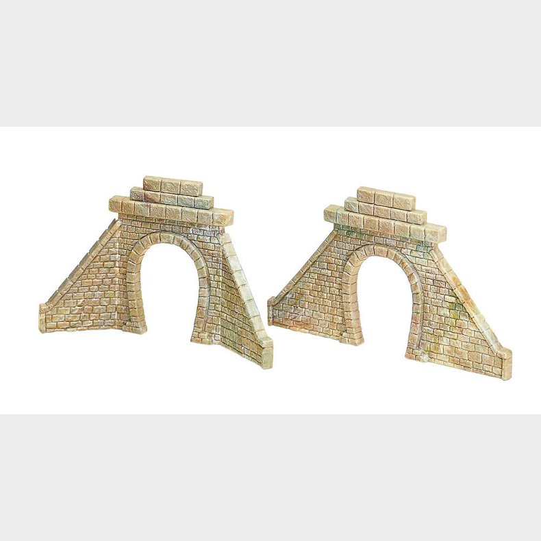 2 Tunnelportaler 126 x 72 x 4