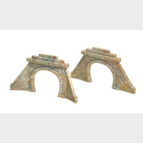 2 Tunnelportaler 150 x 74 x 5 mm