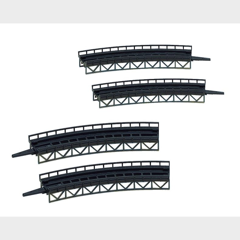 Auffahrten, gebogen,