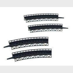 Auffahrten, gebogen,