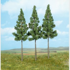 Heki opstammet grantrer 3 stk. 17 cm