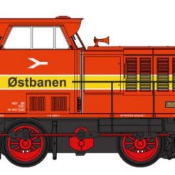 Østbanen ØSJS M10 MAK lokomotiv AC 1 stk tilbage 