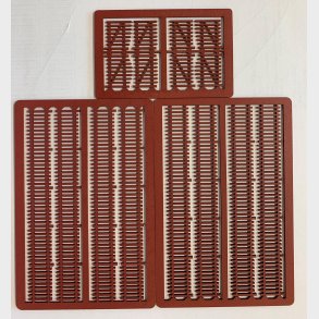 DSB stakit 88 cm m/lger rd. NYHED