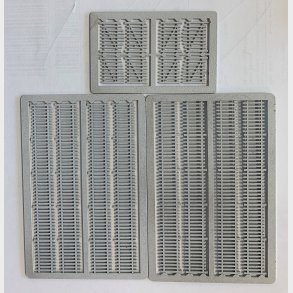 DSB stakit 88 cm m/lger hvid. NYHED