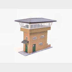 Moderne blokpost i gule sten NYHED                    