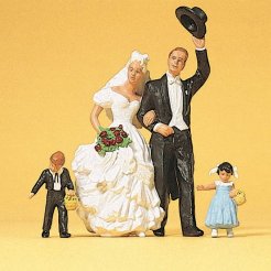 Brudepar m/ brudebørn LGB