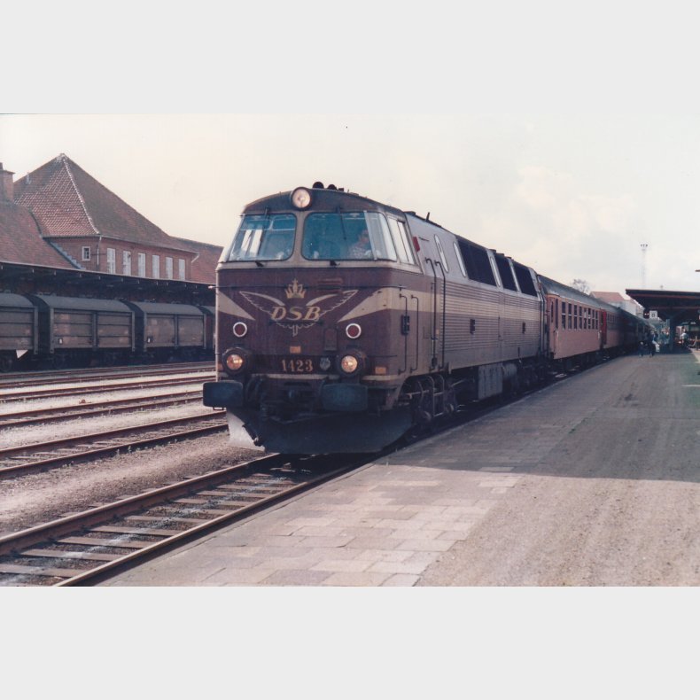 DSB MZ 1423 brun, AC NYHED 