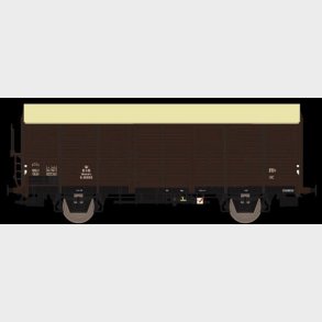 DSB G 40003 Brun med slvfarvet tag