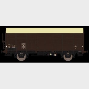 DSB Gs 40390 Brun med slvfarvet tag  EUROP-mrket