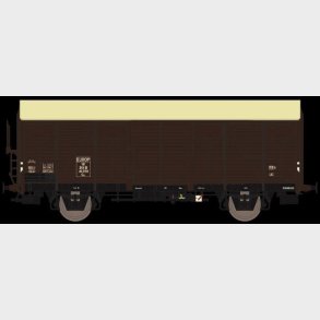DSB Gs 40701 Brun med slvfarvet tag EUROP-mrket