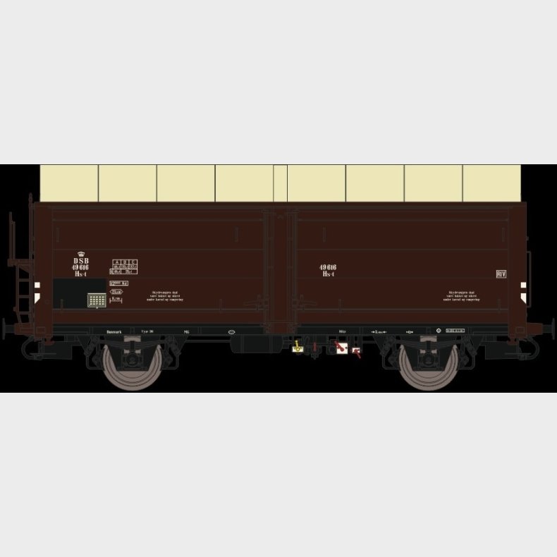 DSB Hs-t 49616 m/br. platform