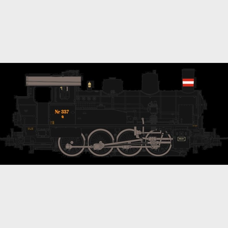 DSB Q 337 Damplokomotiv DCC sound