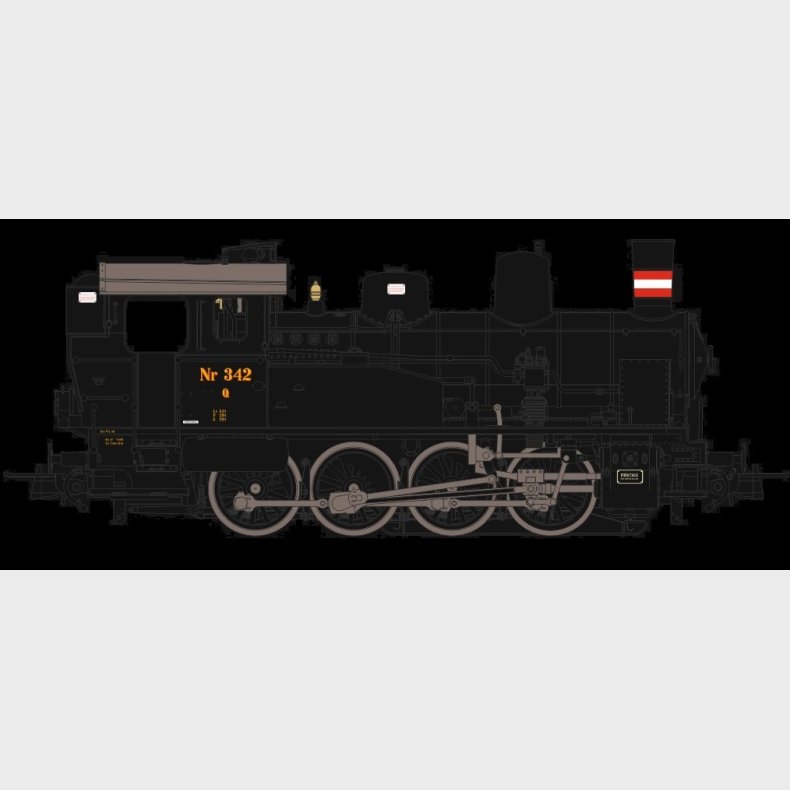 DSB Q 342  Damplokomotiv AC brugt