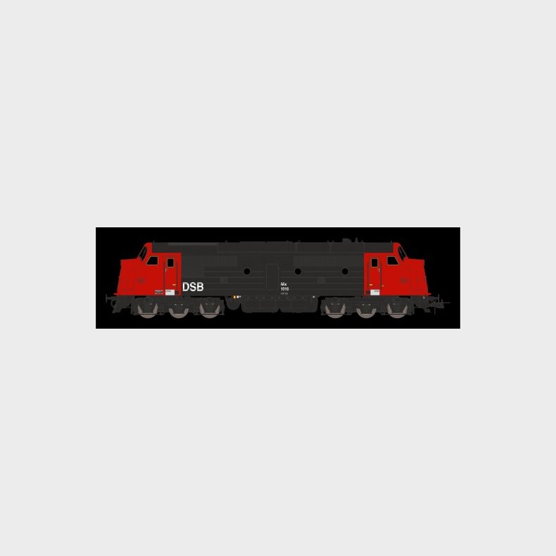 DSB MX 1016 Rd/sort, skrt, ITC-klap DC sound