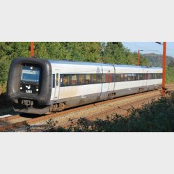 DSB MF 5012 IC3 bl m/rd dr sekskantlogo "Dronning Dagmar" AC sound NYHED