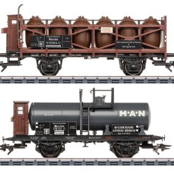 Güterwagen-Set zur Dampflok Baureihe 56.34-35. Lev. april 27.		