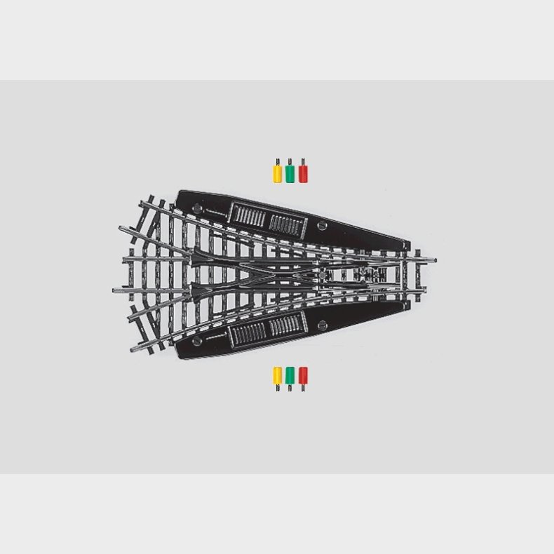 Dreiwegweiche r424,6 mm