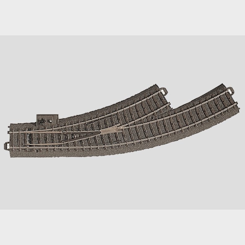 Kurvesporskift venstre r360 mm elektrisk