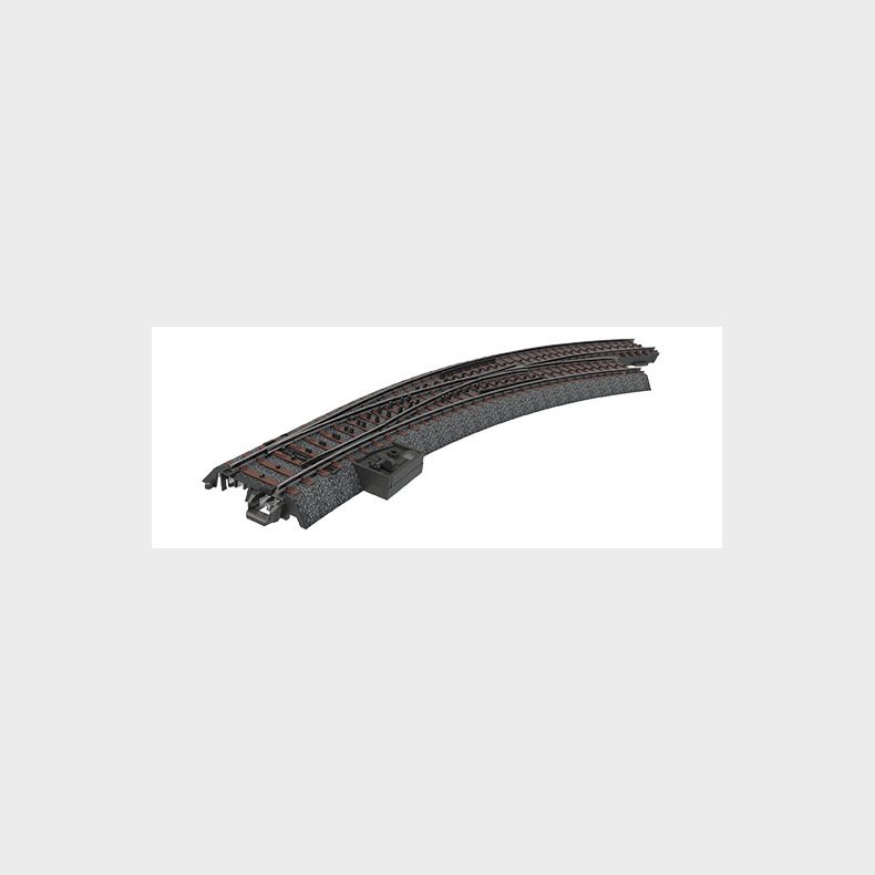 Kurvesporskift hjre slank r3/4 m/2x24315, 74491.