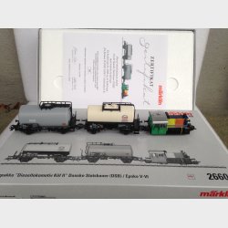 DSB traktor 1 Kf med digital kobling og 2 stk. DSB Tankvogne