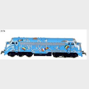 M�rklin DSB MY 1126 Grafiti