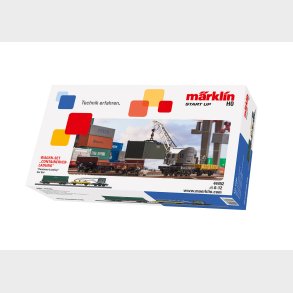 Vognst Container og kran m/vogn