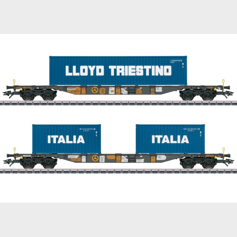 Containerbrevognst InRail, 1 st tilbage