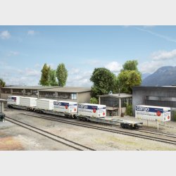 Containervogn-Set SBB, 1 st tilbage 