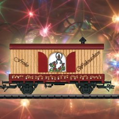 Julevogn 2010 læsset m/advents vogn.