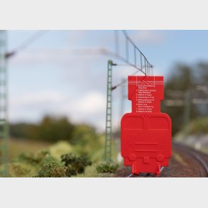 Fahrdraht-Montagelehre H0 (In