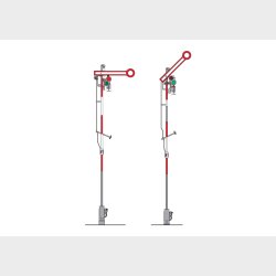 Form-Hauptsignal (Schmalmast)