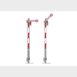 Form-Hauptsignal (Gittermast)