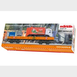 Godsvogn vogn m/lastbil & container.