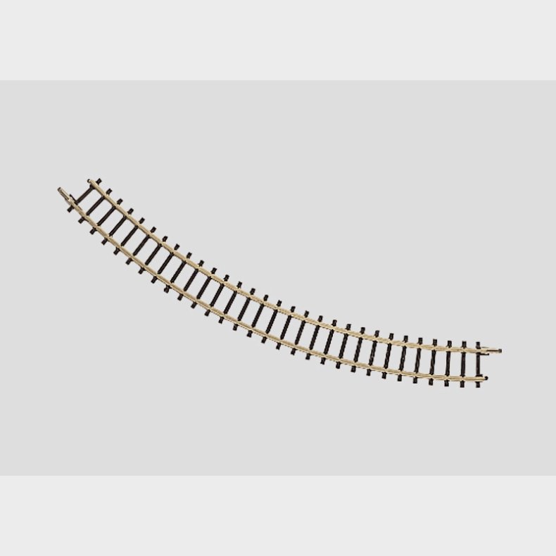 Gleis geb. r195 mm, 45 Gr.