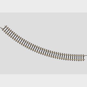 Gleis geb. r195 mm, 45 Gr.